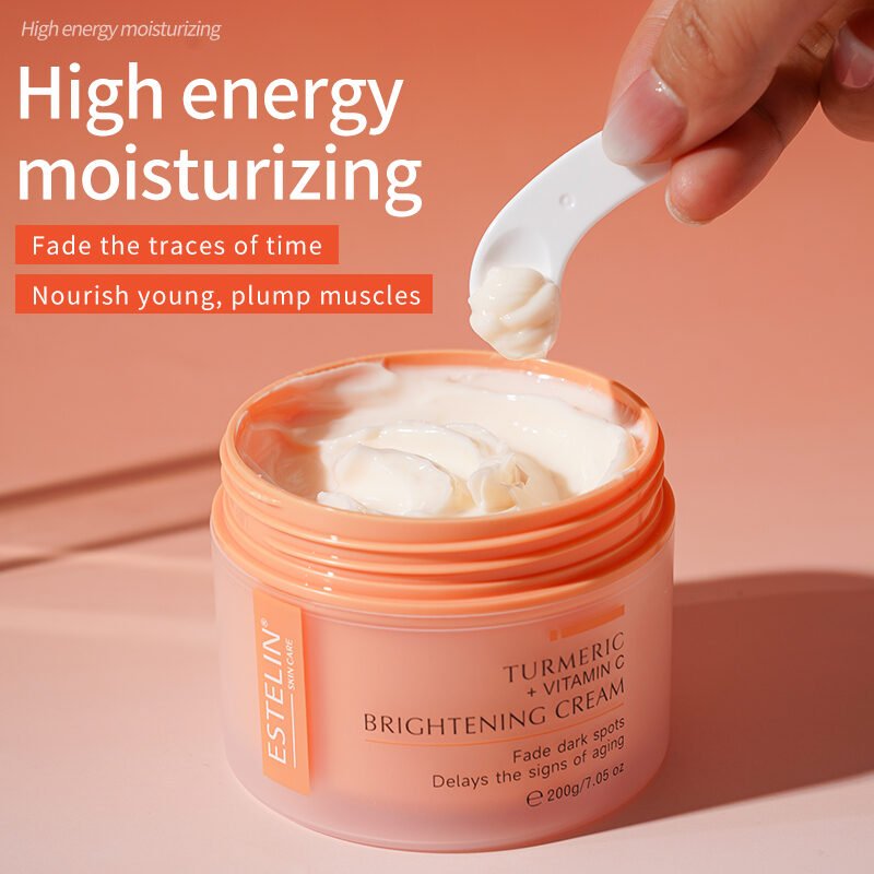 Turmeric + Vitamin C Brightening Cream - (200g) - Image 4