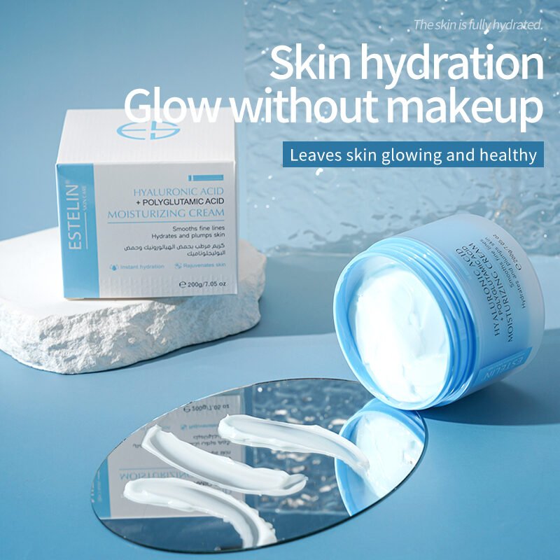 Hyaluronic Acid + Polyglutamic Acid Moisturizing Cream - (200g) - Image 2