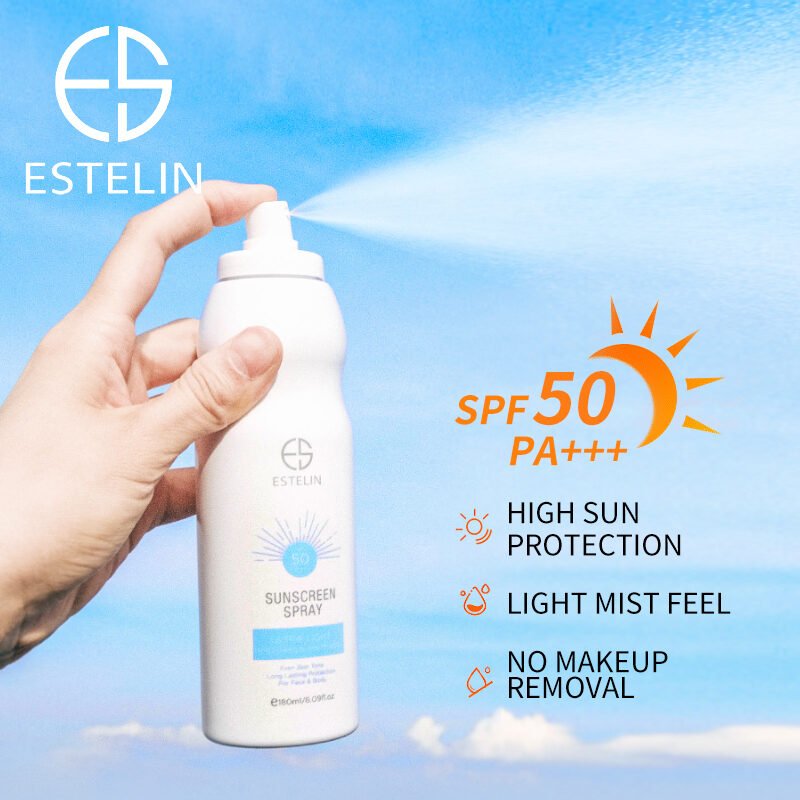 Estelin Sunscreen Spray SPF 50 (180ml) - Image 3