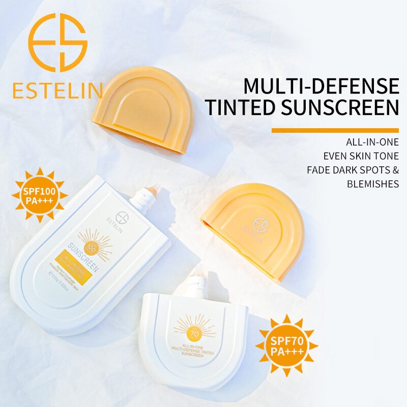 Estelin Tinted Sunscreen SPF 70 (50g) - Image 6