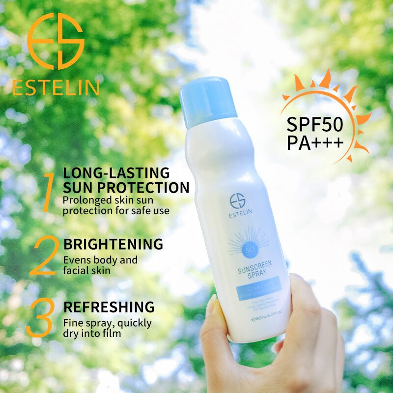 Estelin Sunscreen Spray SPF 50 (180ml) - Image 4