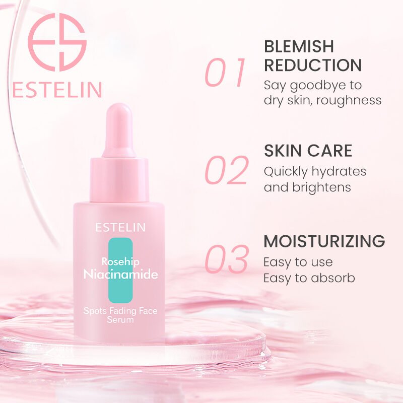 Estelin Rosehip & Niacinamide Face Serum (30ml) - Image 2