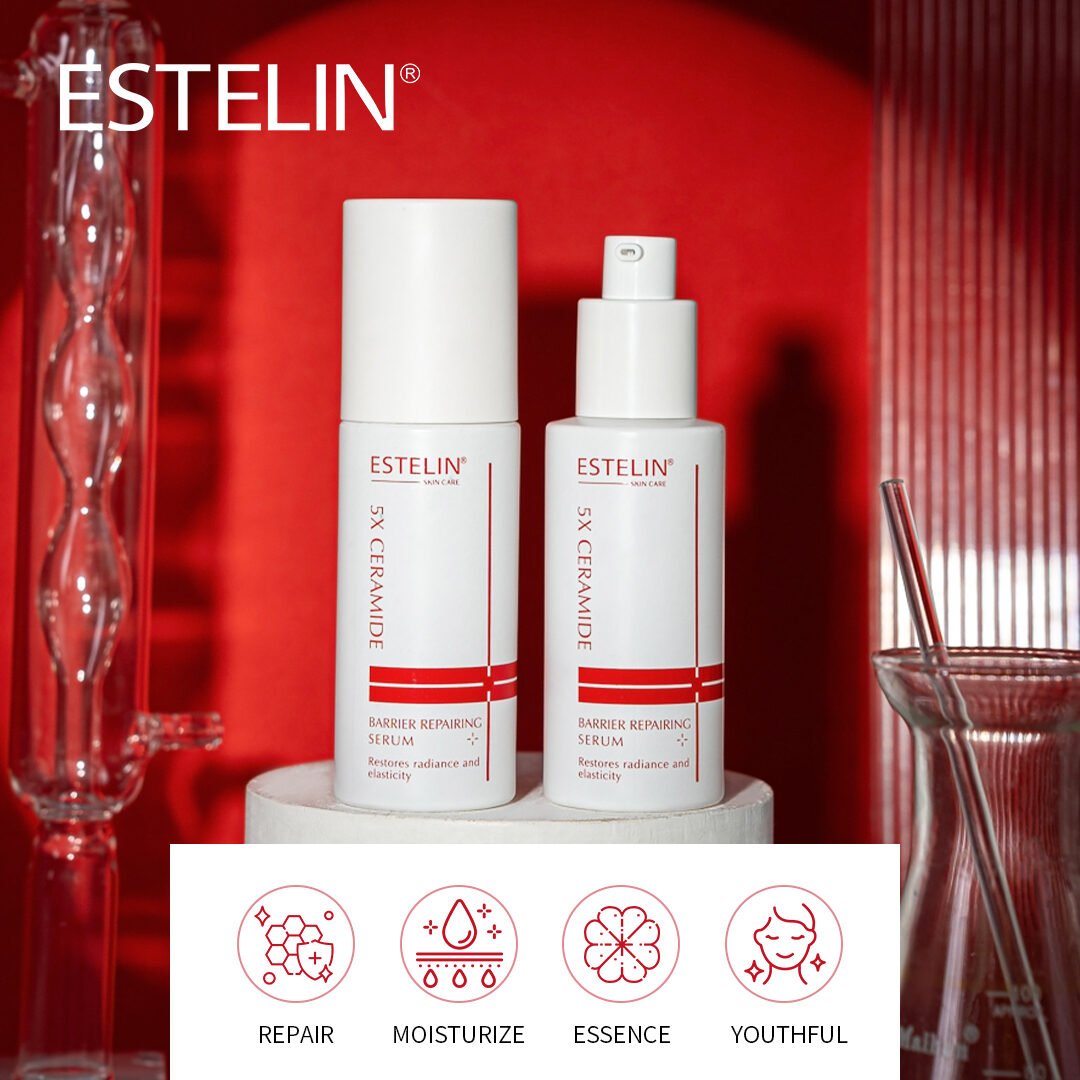 Estelin 5X Ceramide Barrier Repairing Serum (50ml) - Image 3