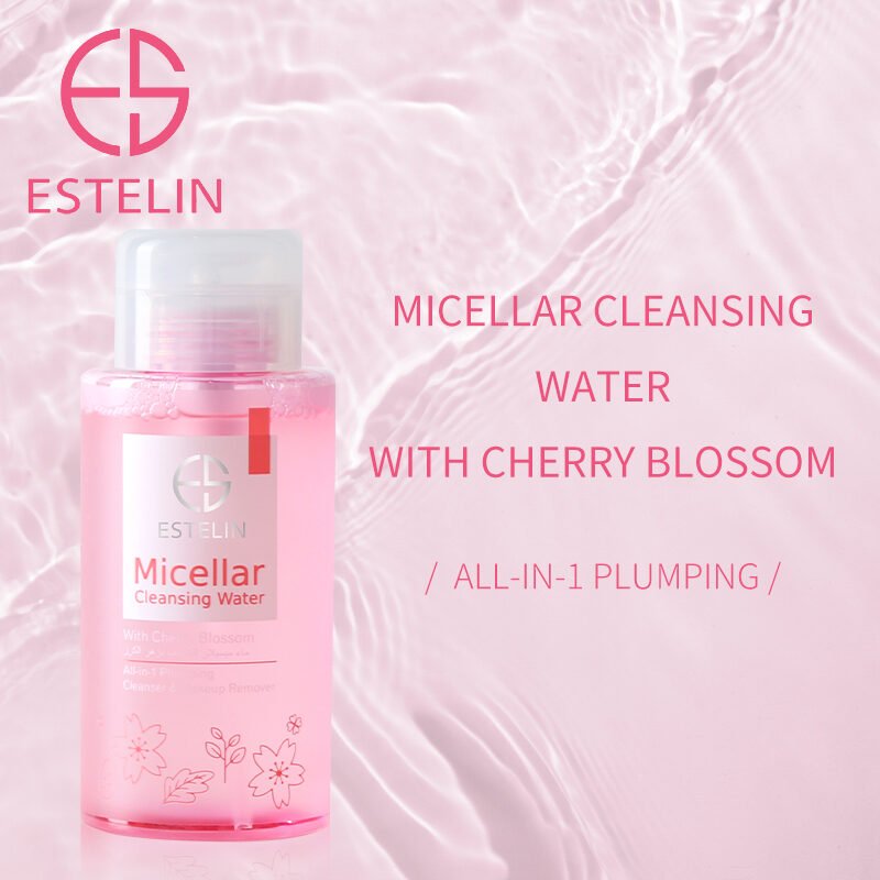 Micellar Cleansing Water With Cherry Blossom (300ml) - Image 3