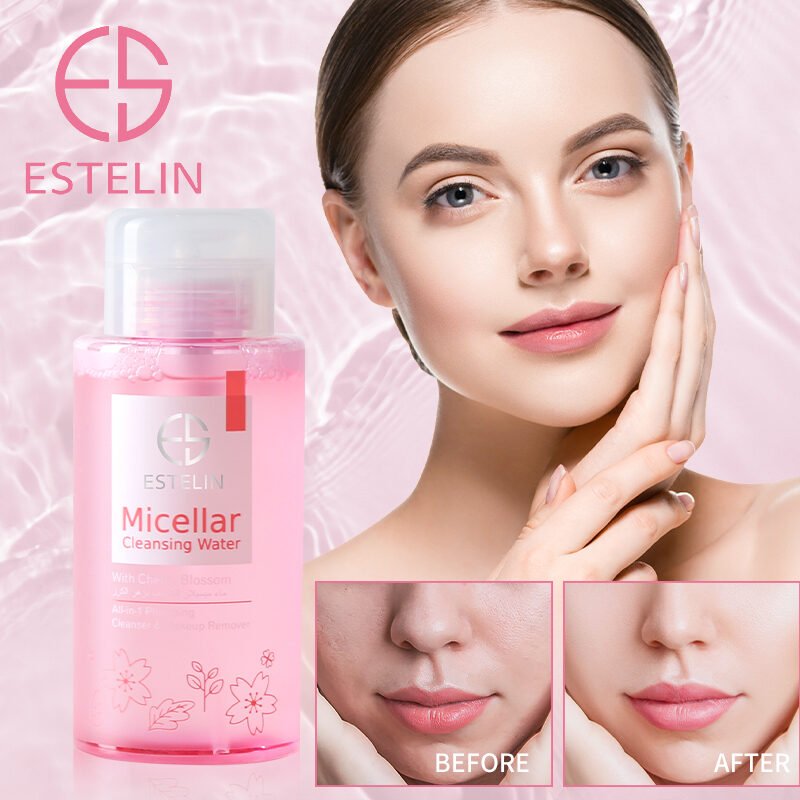 Micellar Cleansing Water With Cherry Blossom (300ml) - Image 4