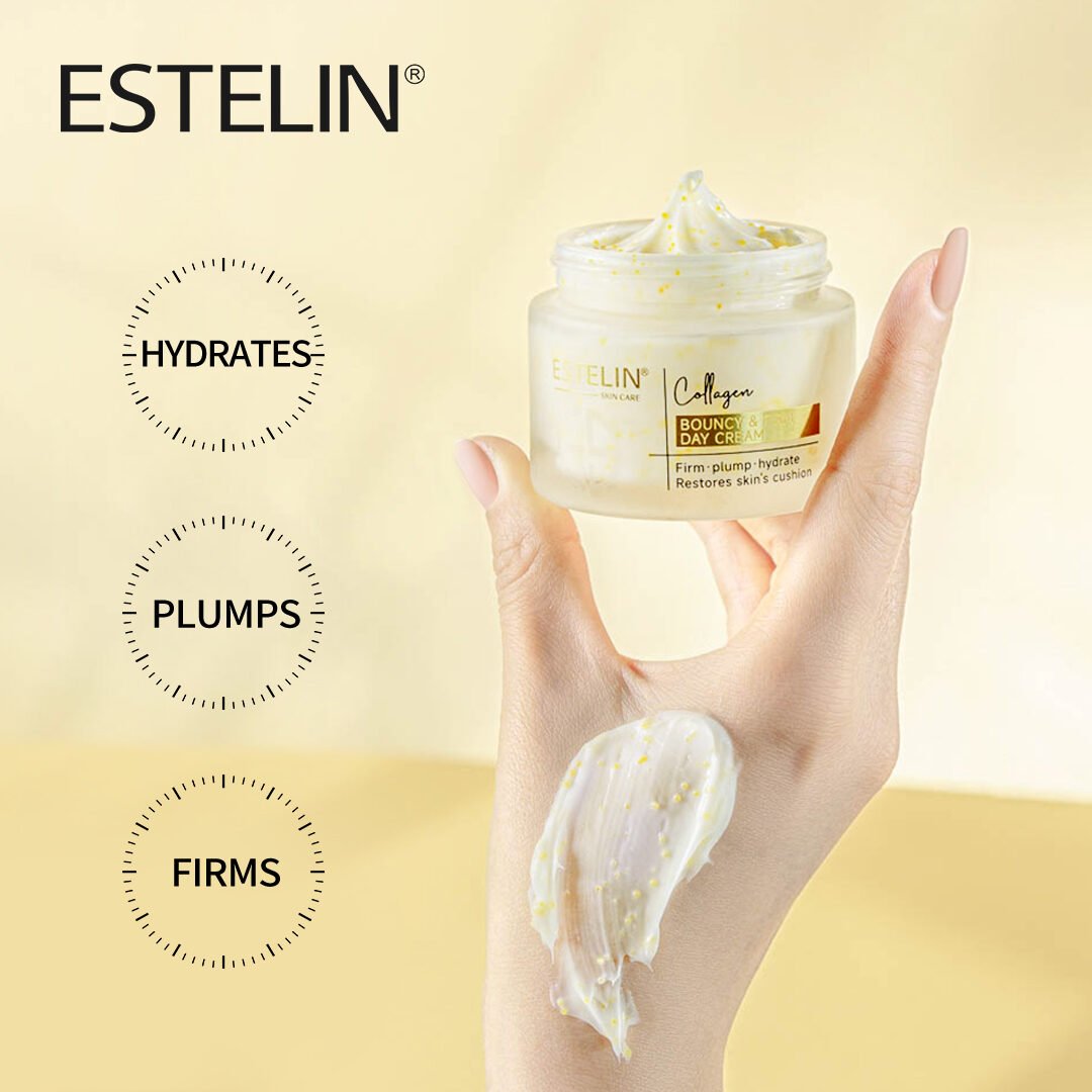 Estelin Collagen Bouncy & Firm Day Cream (50g) - Image 6