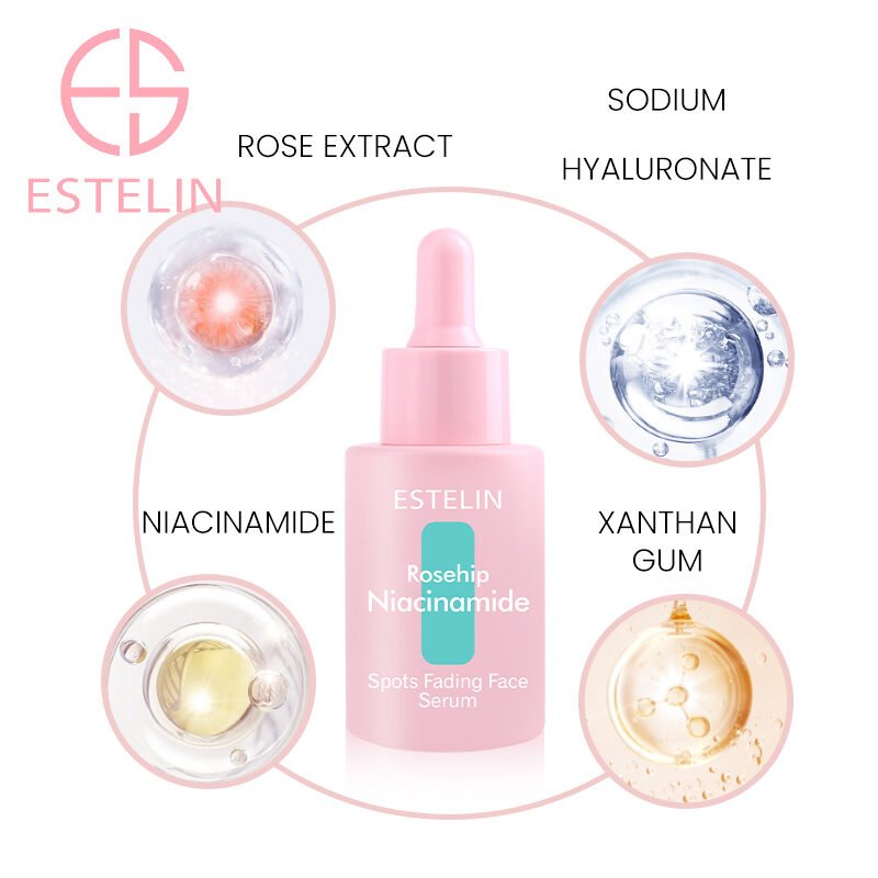 Estelin Rosehip & Niacinamide Face Serum (30ml) - Image 4