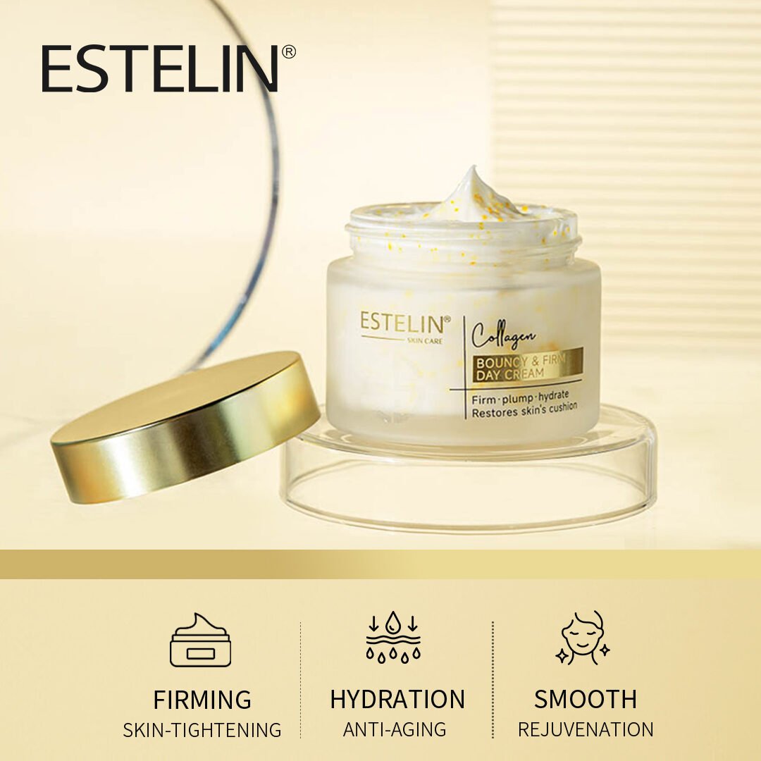 Estelin Collagen Bouncy & Firm Day Cream (50g) - Image 3