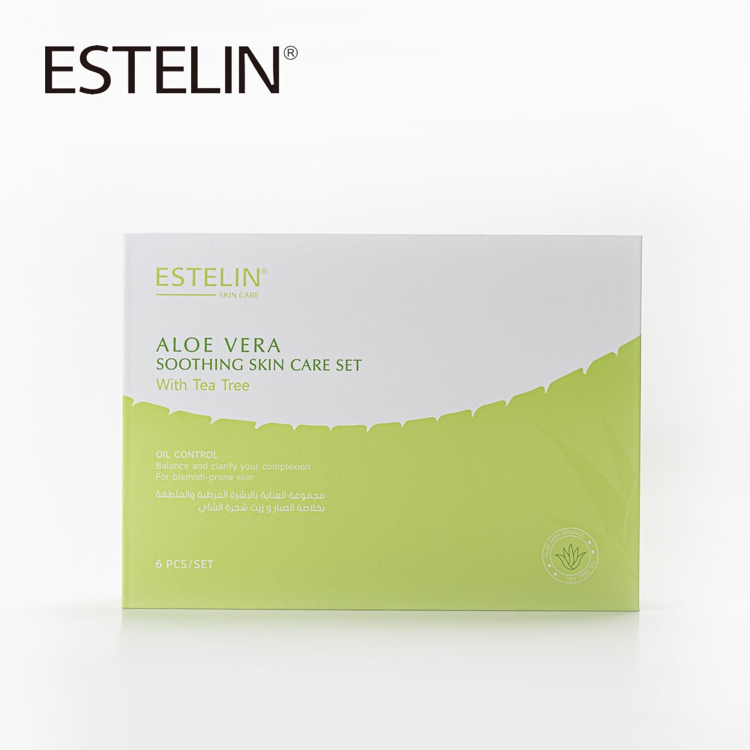 Estelin Aloe Vera Soothing Full Skincare Set (6pcs) with Tea Tree Oil - Image 10