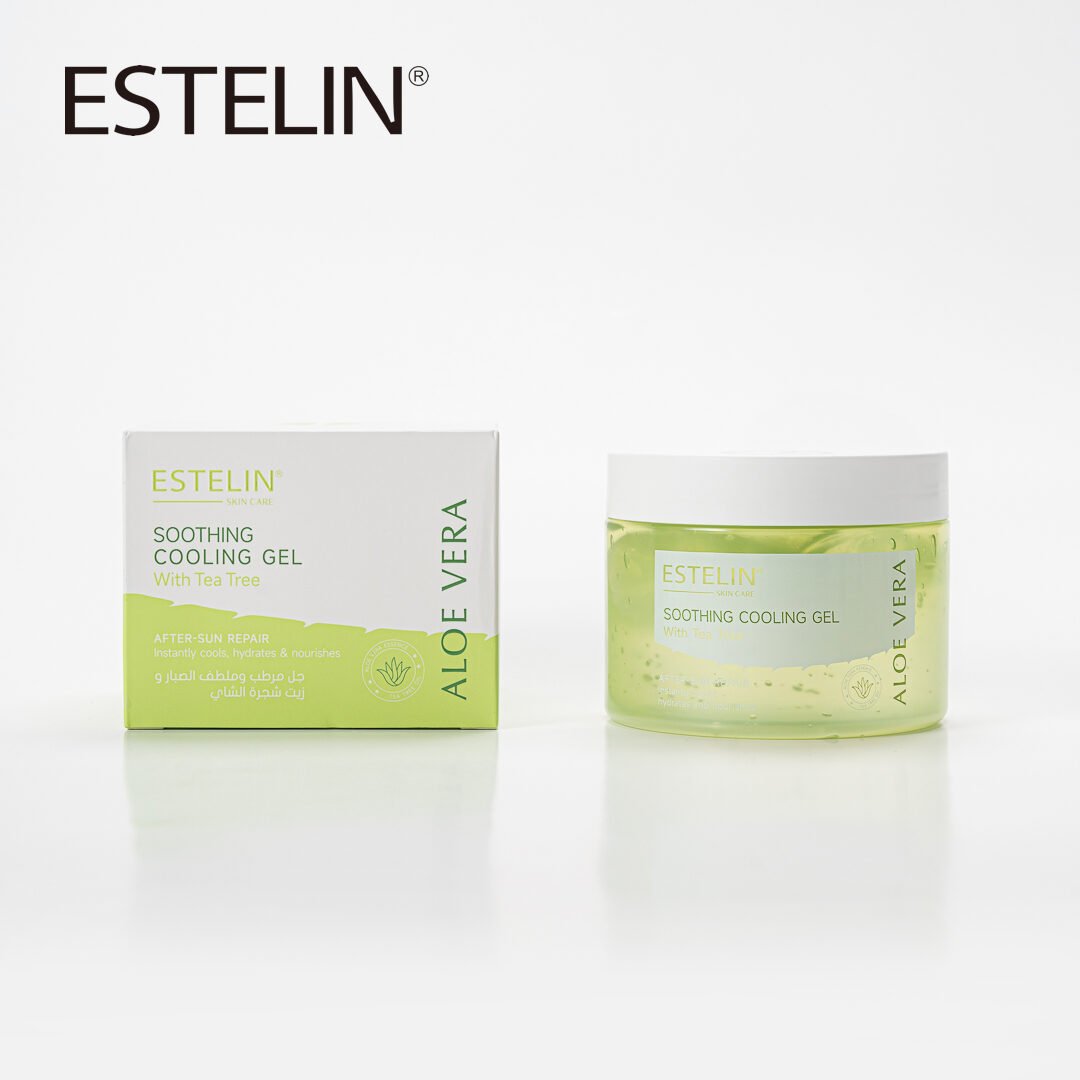 Estelin Aloe Vera Soothing Cooling Gel with Tea Tree Oil (300ml) - Image 9