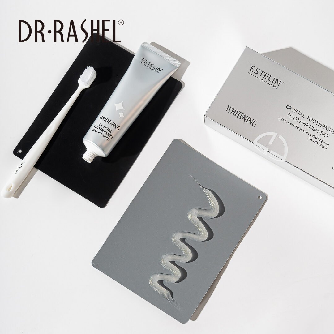 Estelin Crystal Whitening Toothpaste(120g) & Toothbrush Set - Image 4
