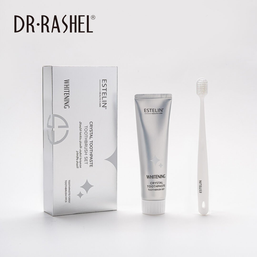Estelin Crystal Whitening Toothpaste(120g) & Toothbrush Set - Image 6