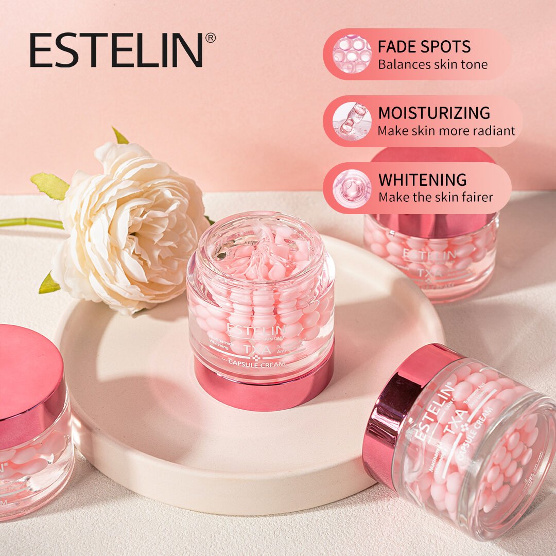 Estelin Niacinamide & Tranexamic Whitening Capsule Cream (60g) - Image 2