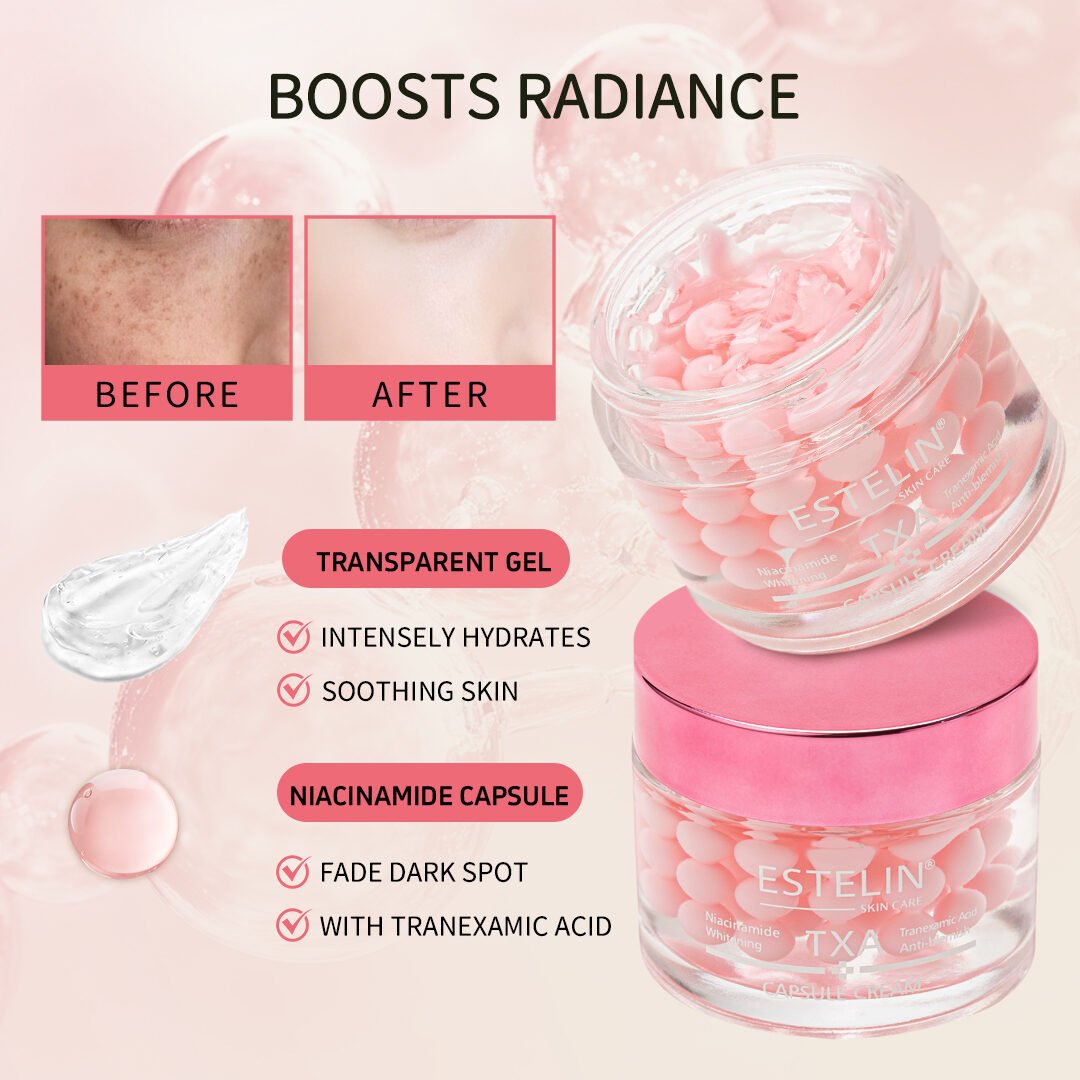 Estelin Niacinamide & Tranexamic Whitening Capsule Cream (60g) - Image 3