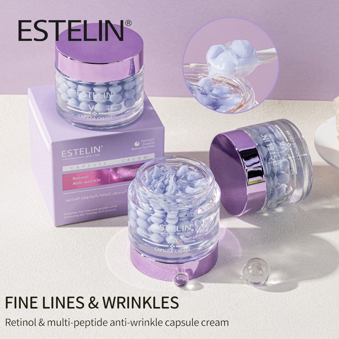 Estelin Retinol & Multi-Peptide Anti-Wrinkle Capsule Cream (60g) - Image 2