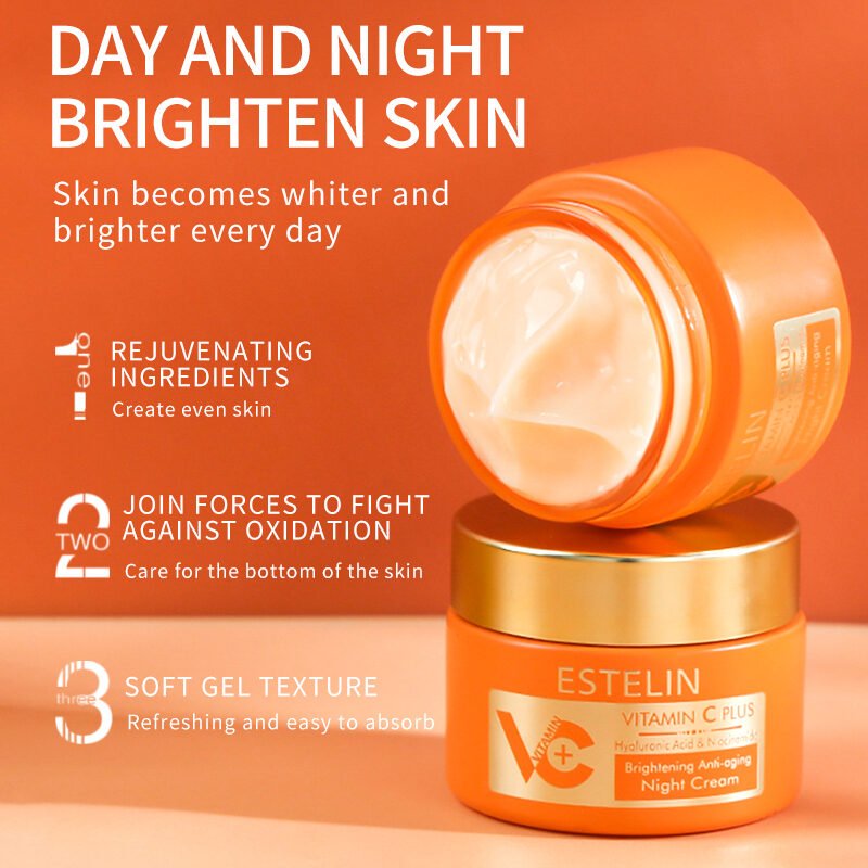 Estelin Vitamin C Plus Night Cream (50g) - Image 5
