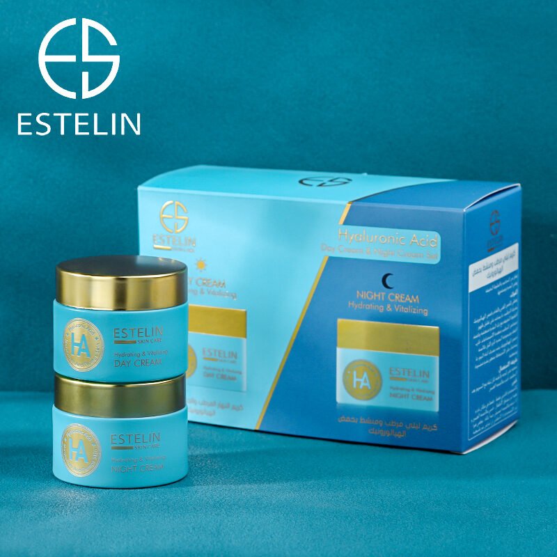Hyaluronic Acid Day Cream & Night Cream Set (2 Pack) (ES) - Image 2