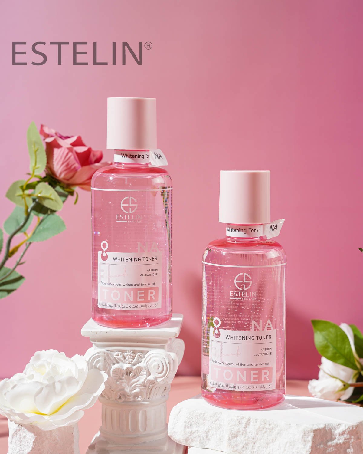 Estelin Niacinamide Whitening Toner (400ml) - Image 8