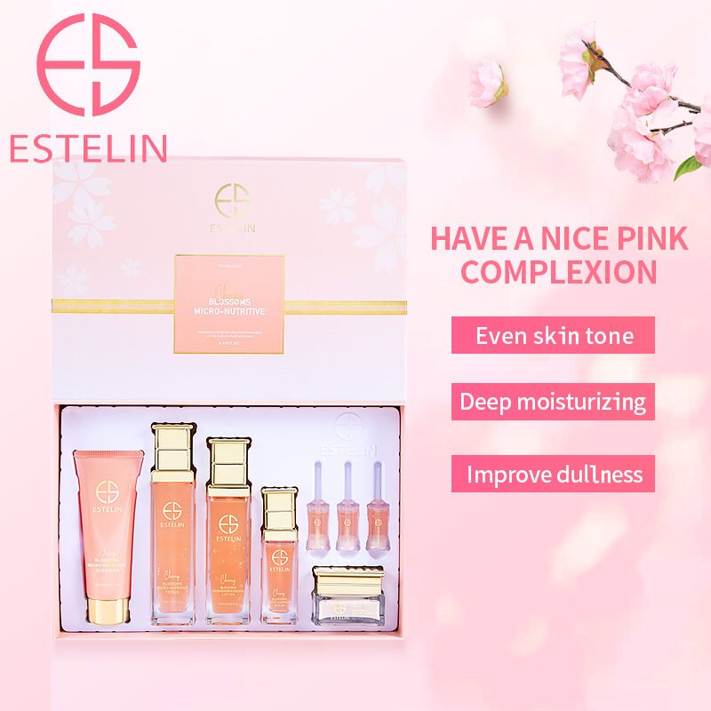 ESTELIN Cherry Blossoms Micro-nutritive Skin Care Kit