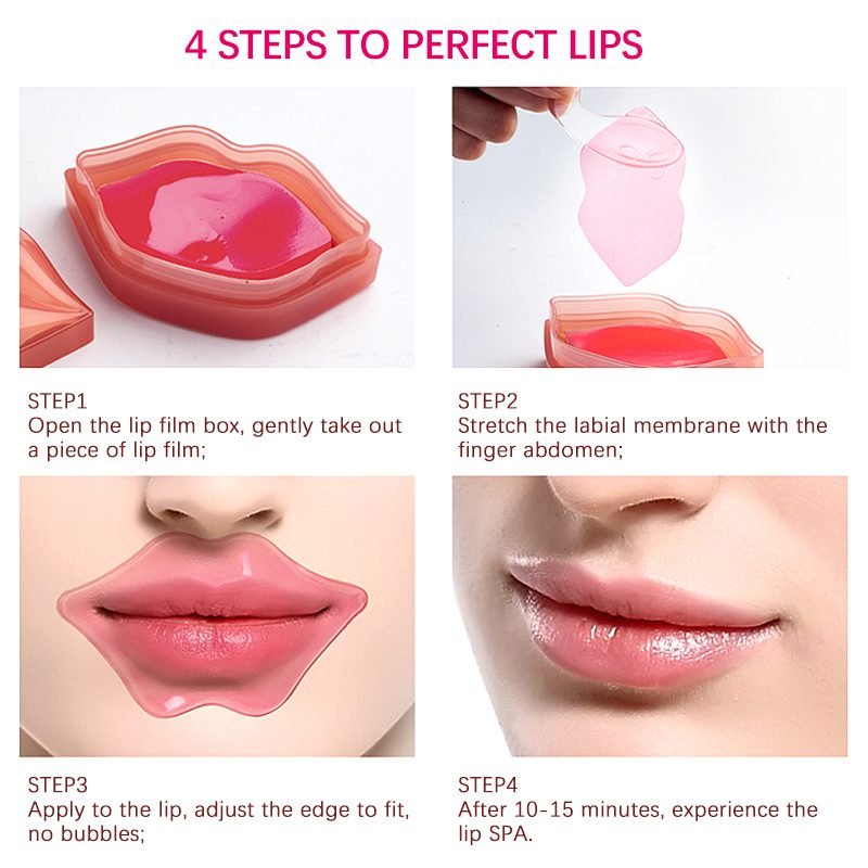 Dr Rashel Cherry Blossom Pink Hydrogel Lip Mask - Image 9
