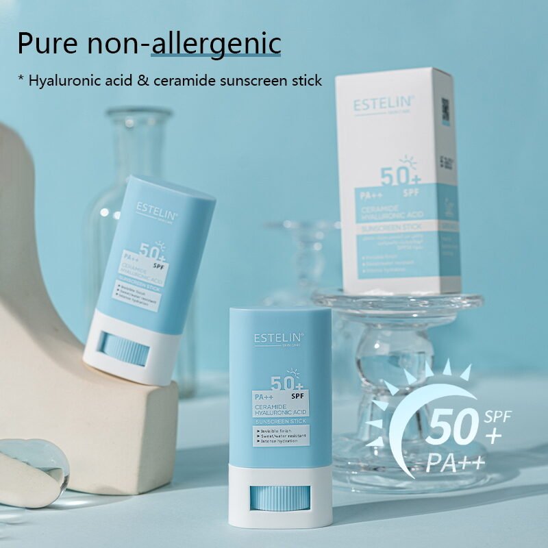 Estelin Ceramide & Hyaluronic Acid Sunscreen Stick (20g) - Image 2