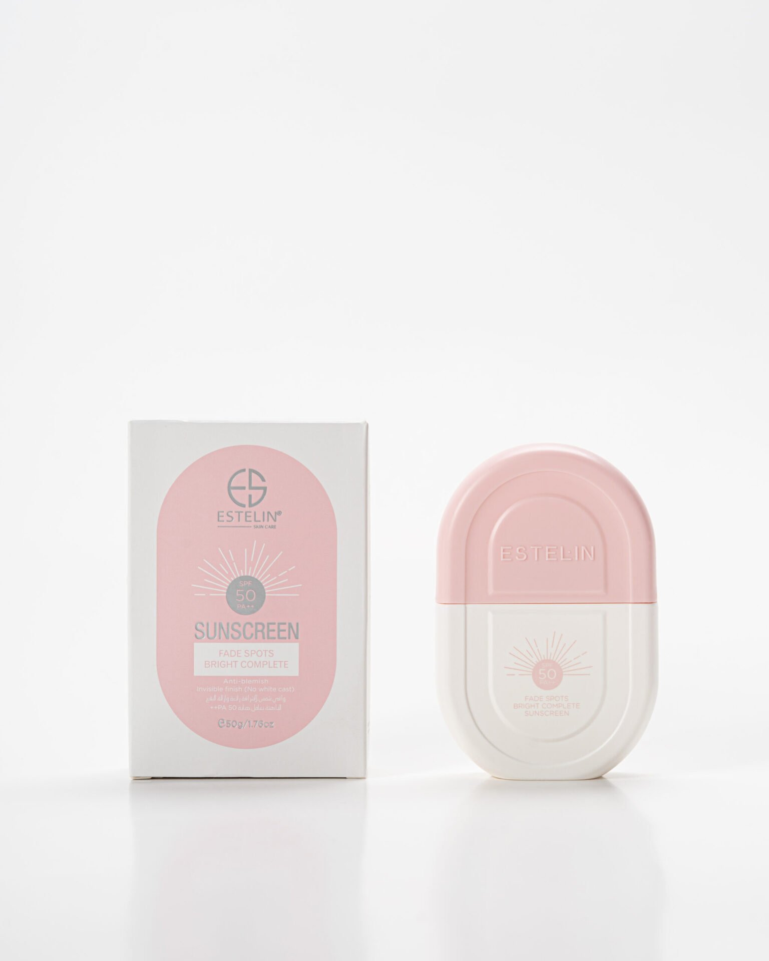 Estelin Fade Spots Bright Complete Sunscreen SPF50 (50g) - Image 2